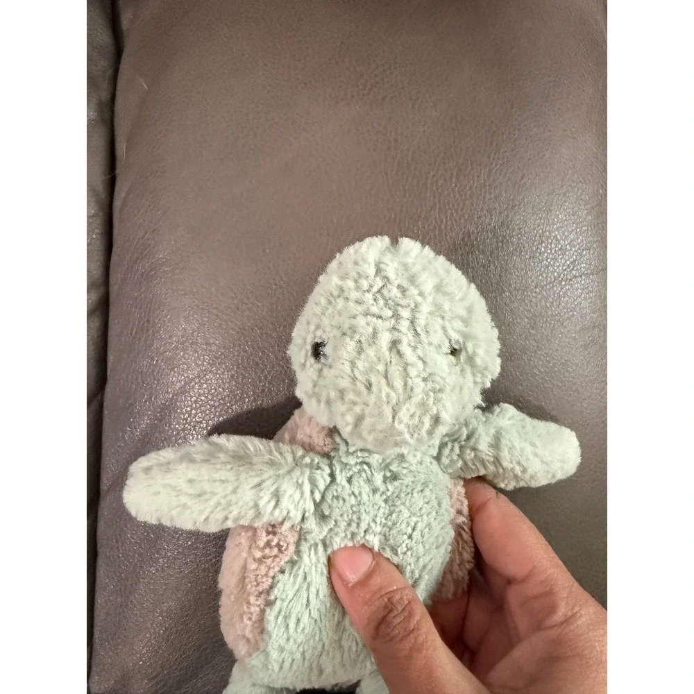 Jellycat Bashful Turtle Plush Sage 6